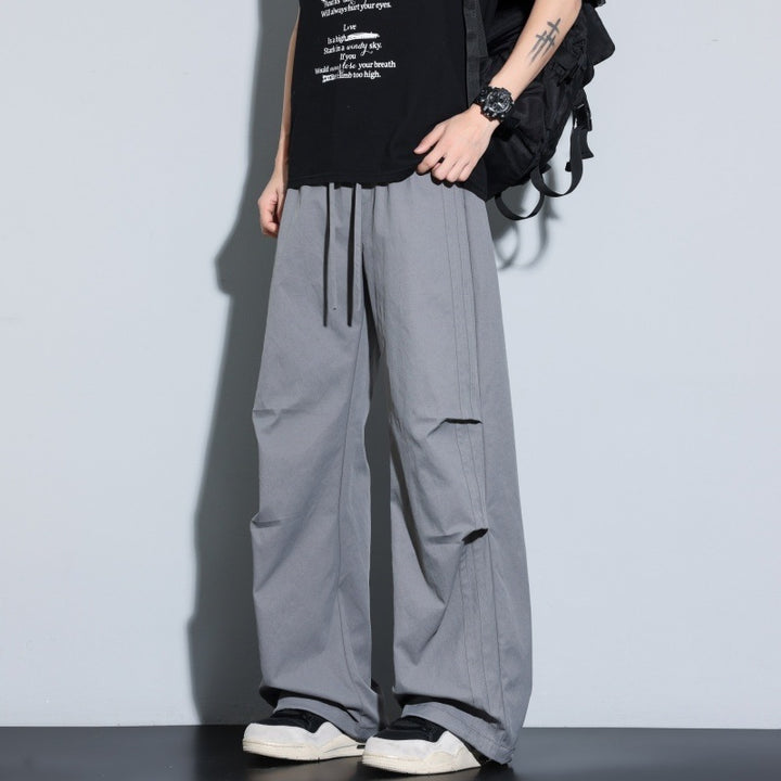 Damen Weite Lagen-Loungehose mit Cargo-Details & elastischem Tunnelzug Echoarchiv