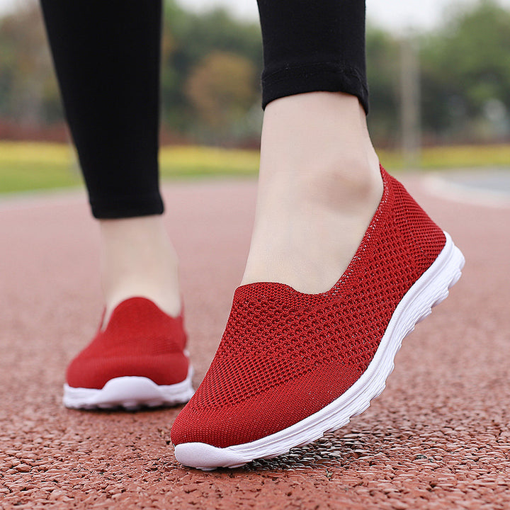 Damen nan nahtloser Komfort-Schlupfschuh mit elastischem Maschenobermaterial und gedämpfter Laufsohle Echo Archiv