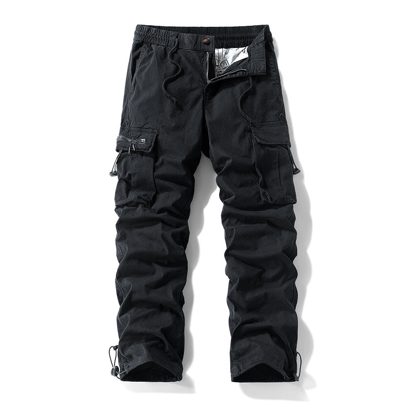 Herren Robuste Cargo‑Hose im Tactical‑Utility‑Stil mit elastischem Bund und Multifachtaschen Echo Archiv