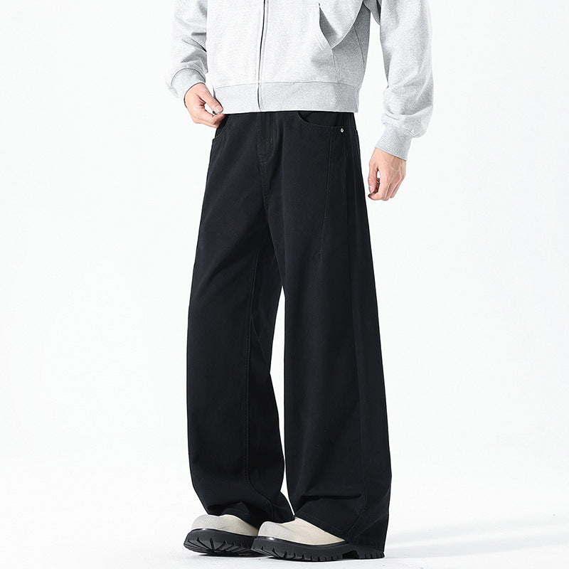 Herren weite Cargo-Hose mit elastischem Bund und multifunktionalen Taschen Echoarchiv