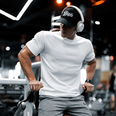 Herren Fitnessshirt mit strukturiertem Gewebe Echoarchiv