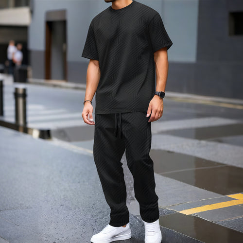 Herren lässiger Freizeitlook mit strukturierter Oberfläche Echoarchiv