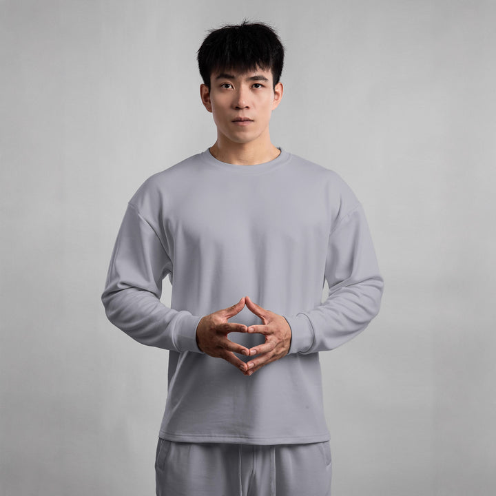 Herren Freizeit Langarmshirt mit weichem Griff und lässigem Schnitt Echoarchiv