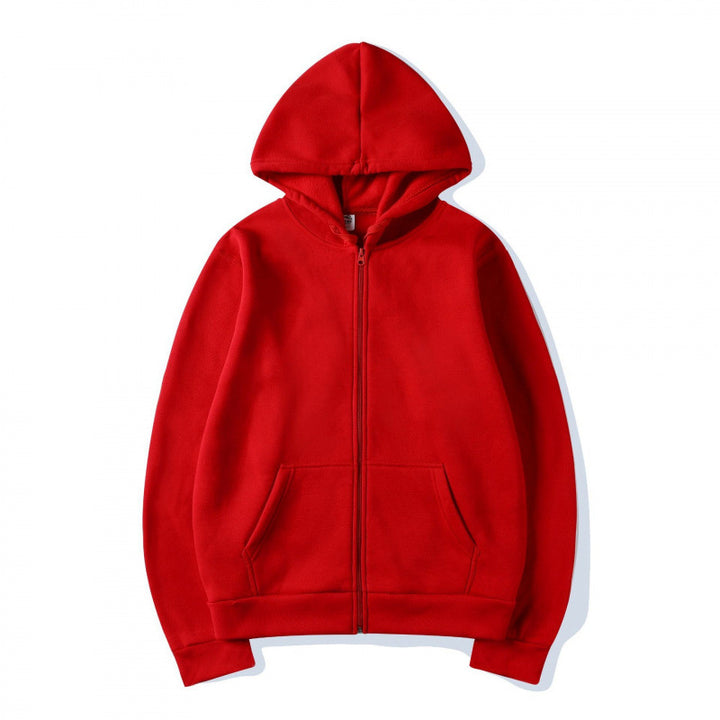 Damen Sportlicher Kapuzenpullover mit durchgehendem Reißverschluss und Tasche Echoarchiv