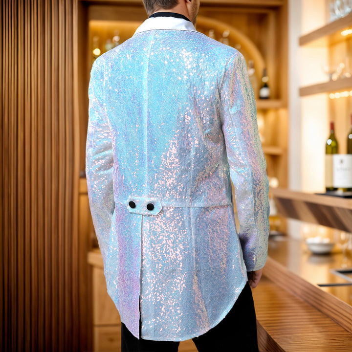 Herren eleganter Paillettenblazer im modernen Design Echoarchiv