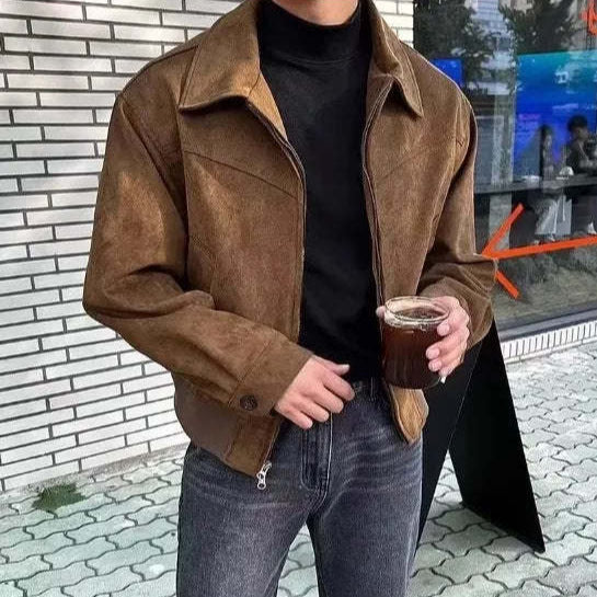 Herren Fleecejacke mit hohem Kragen und praktischem Reißverschluss Echoarchiv