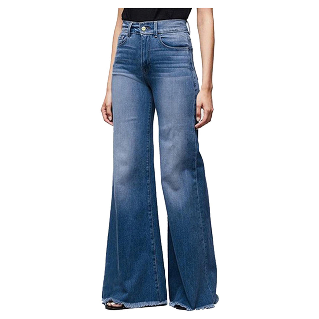 Damen Hoch geschnittene Schlagjeans im Vintage-Look Echo Archiv