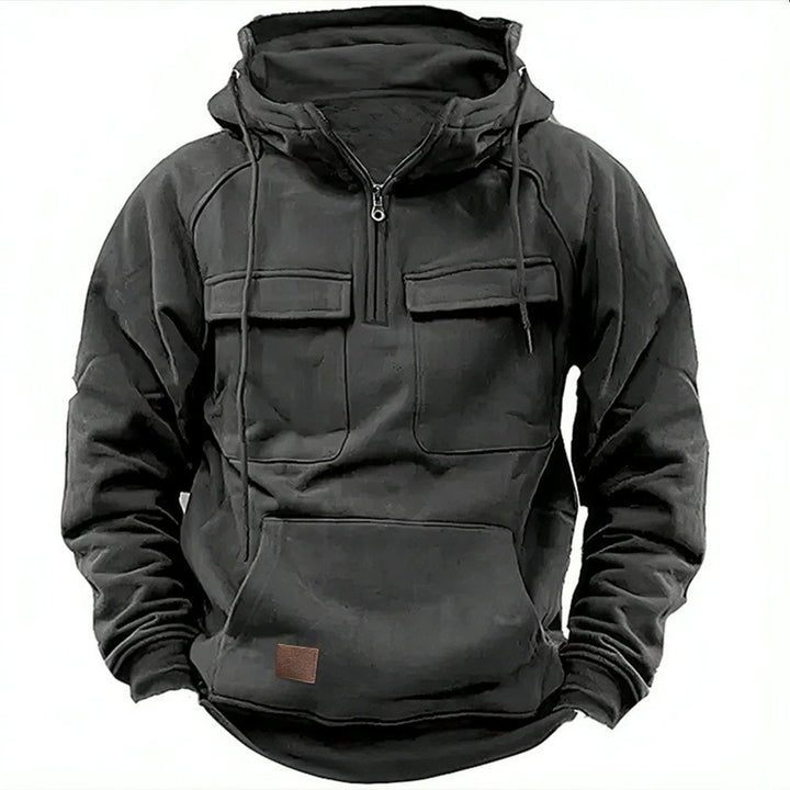 Herren funktionale Kapuzenpullover mit praktischen Taschen Echoarchiv