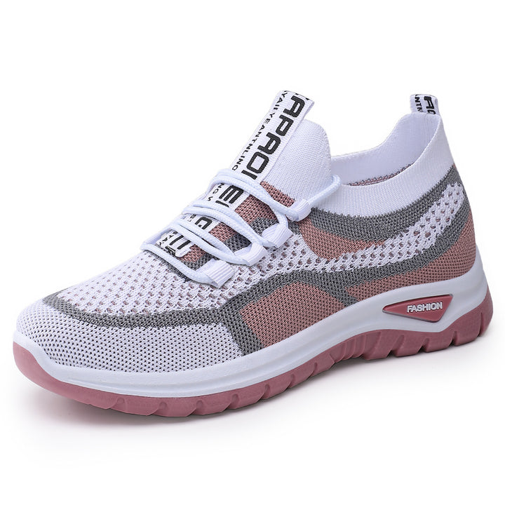 Damen nan sockenähnlicher Plateausneaker mit atmungsaktivem Strickoberteil und stoßdämpfender EVA-Sohle Echo Archiv