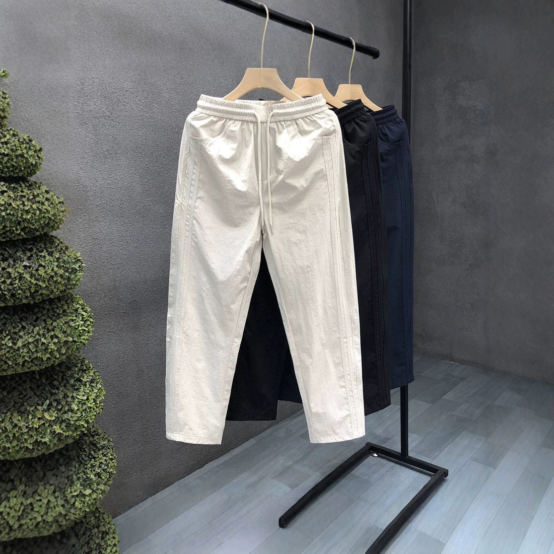 Herren Sportliche Freizeit-Hose mit elastischem Bund Echoarchiv