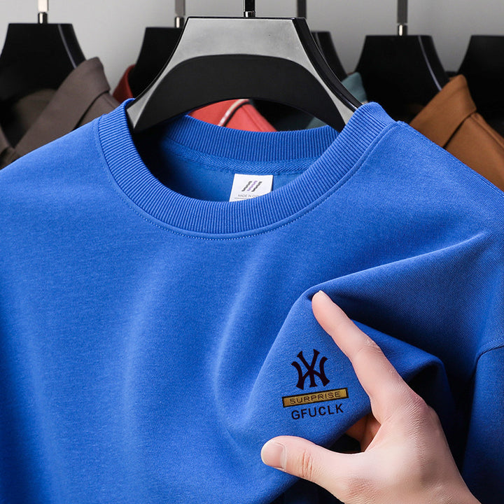 Herren Freizeit Sweatshirt mit stilvollem Rundhalsausschnitt Echoarchiv