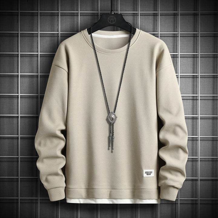 Herren lässiger Sweatshirt mit strukturiertem Stoff und modernem Schnitt Echoarchiv