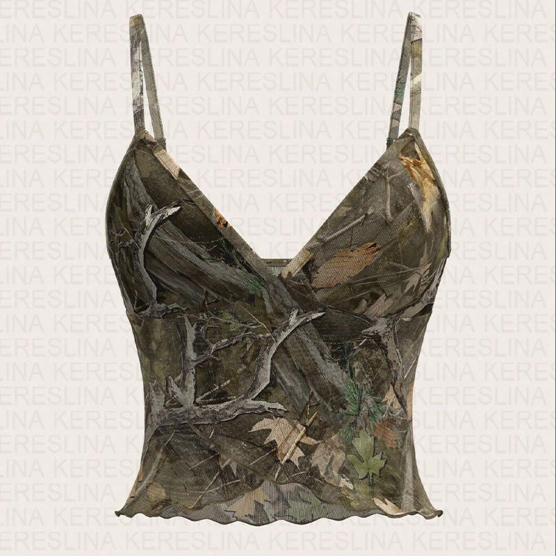 Damen Camouflage Top Echo Archiv