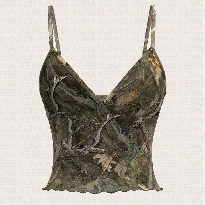 Damen Camouflage Top Echo Archiv