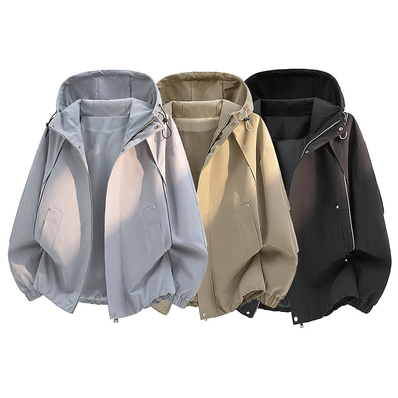 Unisex ultra-leichte Softshell-Hybridjacke mit elastischen Bündchen und verdecktem Reißverschluss – Taviero