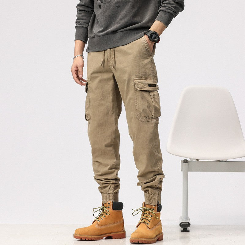 Herren Multifunktionale Cargo-Joggerhose mit Reißverschluss-Beinabschluss und großen Klappentaschen Echo Archiv