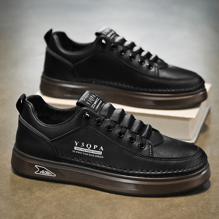 Herren Low-Top City-Sneaker aus Kunstleder mit dicker Komfortsohle und dezenter Logoprägung Echoarhiv – Norré