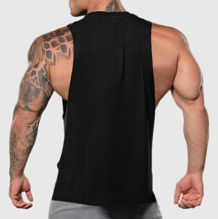 Herren Sportliches Muskelshirt für Training und Freizeit Echoarchiv