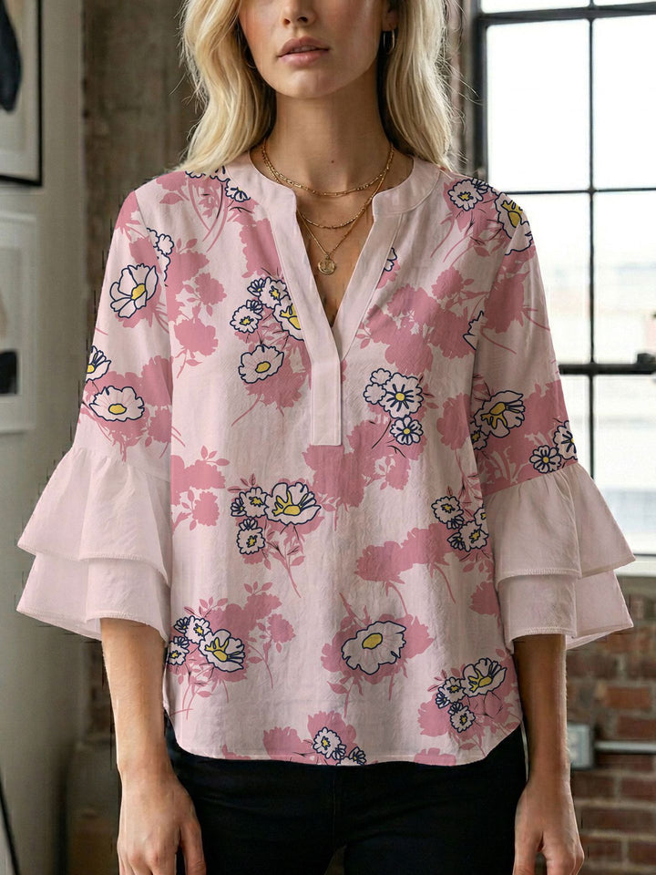 Damen Bluse mit wunderschönen floralem Design Echo Archiv