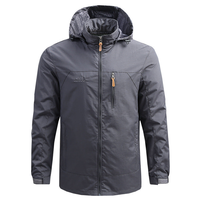 Herren Hochleistungs-Windjacke mit praktischen Taschen Echo Archiv