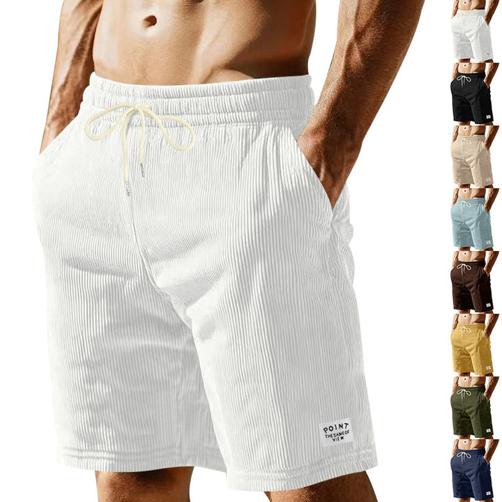 Herren Sportliche Shorts aus atmungsaktivem Material mit verstellbarem Bund Echoarchiv