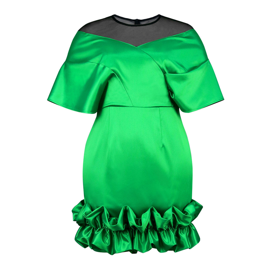 Damen Abendkleid mit voluminösen Rüschensäumen Echo Archiv