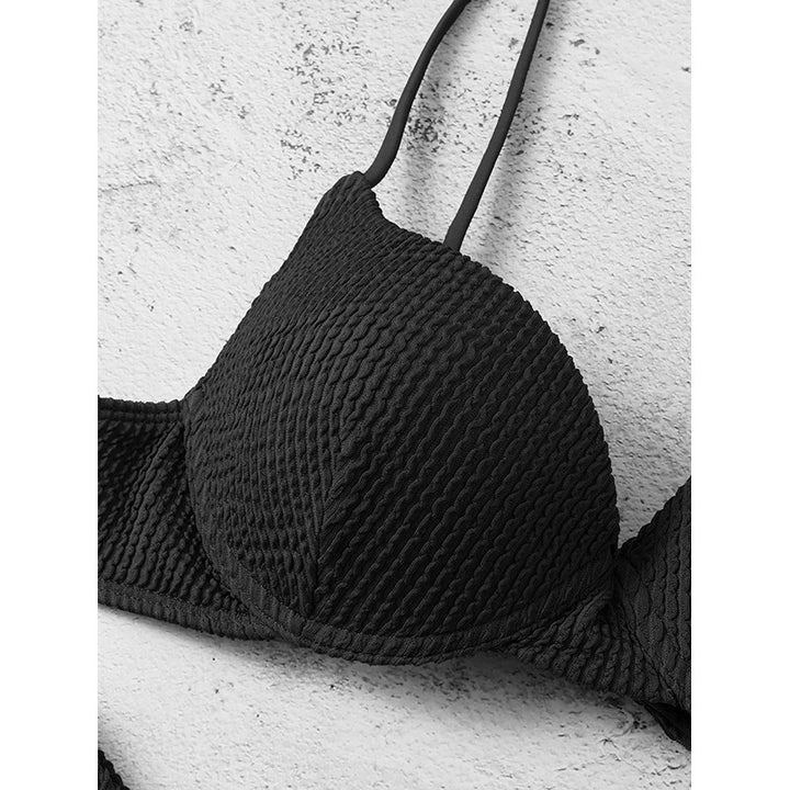 Damen Bikiniset mit gepolstertem Oberteil und hohem Beinausschnitt Echo Archiv