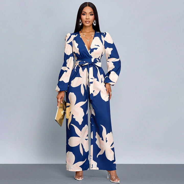 Damen Elegantes Maxikleid mit tiefem V-Ausschnitt und Novoline Echo Archiv