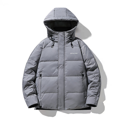 Herren Stepp-Winterjacke mit Kapuze und Thermofutter Echoarchiv