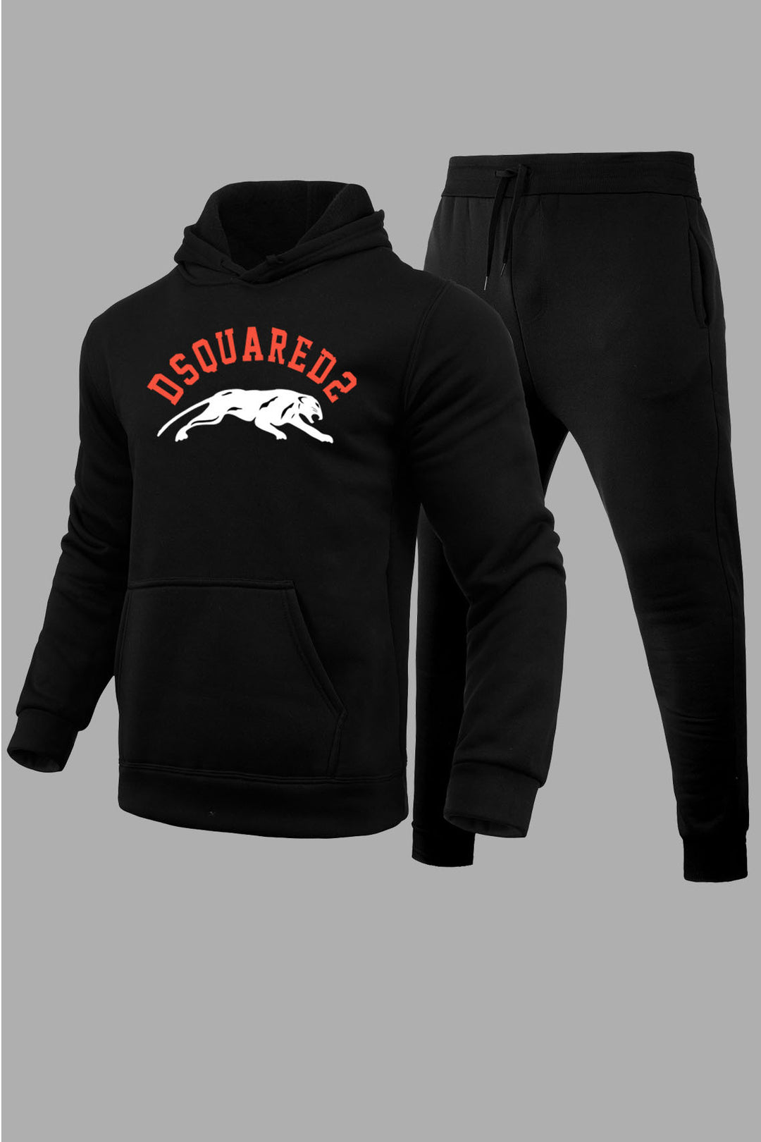 Herren sportliches Hoodie und Jogginghose Set mit funktionalen Taschen Echoarchiv