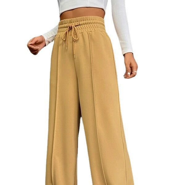 Damen Lässige weite Sweatpants mit verstellbarem Bund Echo Archiv