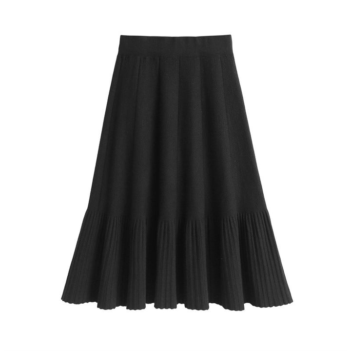 Damen Plissierter Maxi-Rock mit stylishen Falten Echo Archiv
