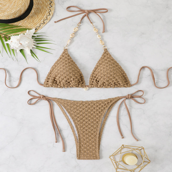 Damen Geflochtener Bikinis mit charmanten Details Echo Archiv