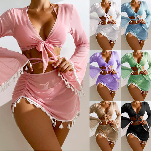 Damen Strandoutfit mit eleganten Schnürdetails Echo Archiv