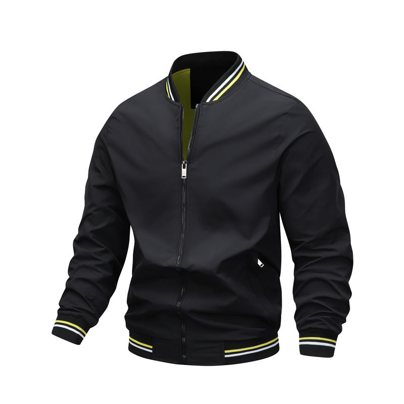 Herren Sportliche Retro Bomberjacke Echo Archiv