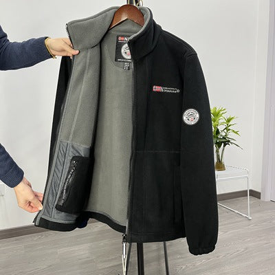 Herren Hohe Funktionale Fleecejacke Echo Archiv