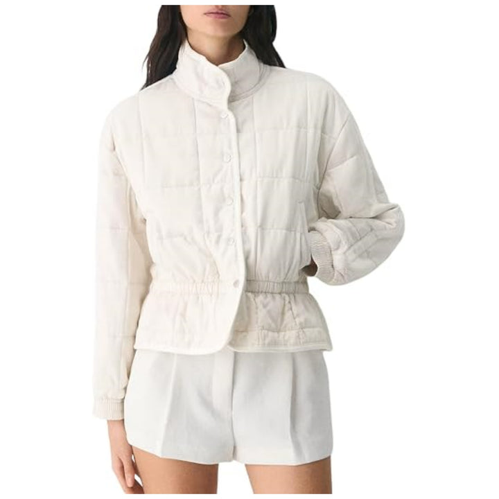 Damen Steppjacke mit Stehkragen und tailliertem Gummizug Echo Archiv