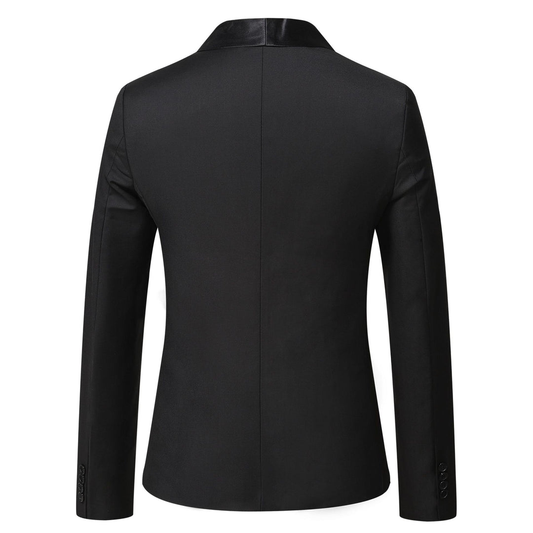 Herren eleganter Smoking-Blazer mit schickem Satinrevers Echoarchiv