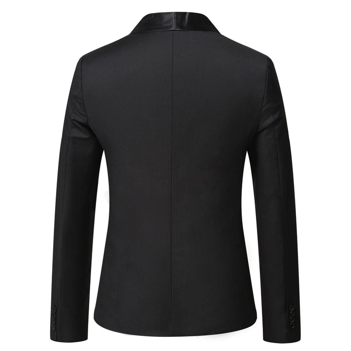 Herren eleganter Smoking-Blazer mit schickem Satinrevers Echoarchiv