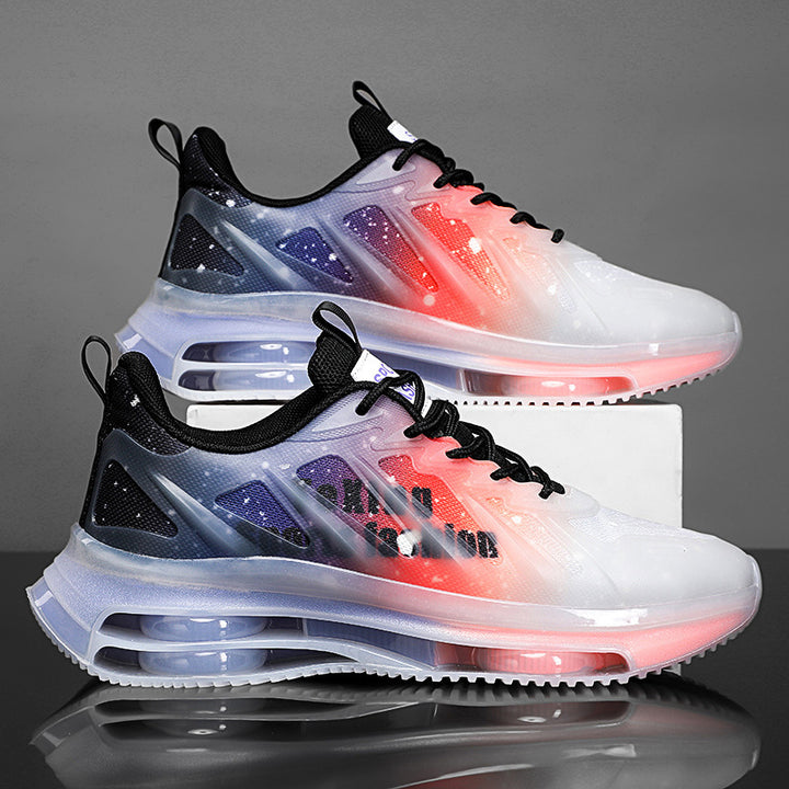 Unisex futuristische transparente Runner mit integrierter Luftkammer-Zwischensohle und reflektierendem Tech‑Mesh – Norré