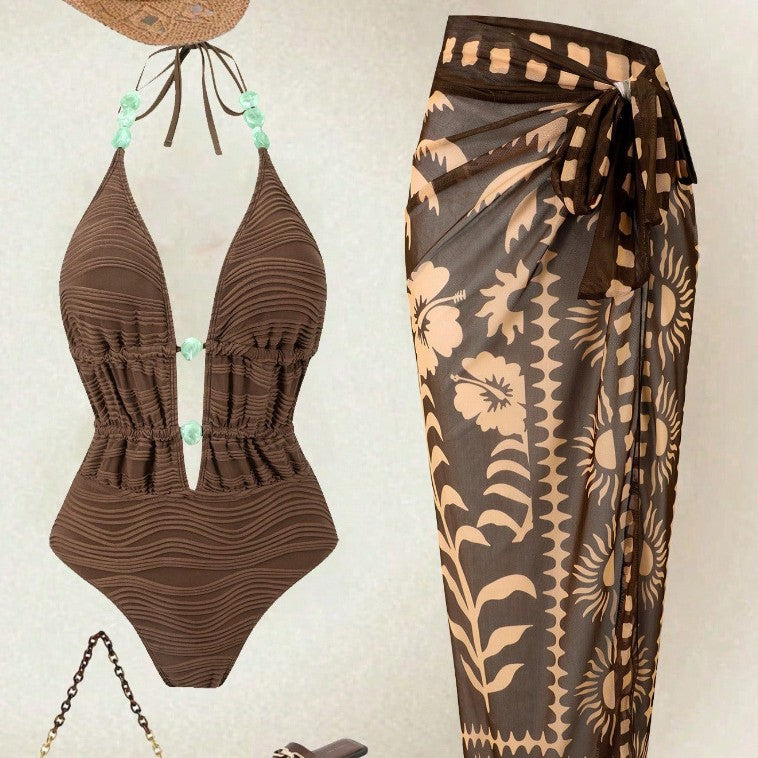 Damen Badeanzug mit raffinierten Details Echo Archiv