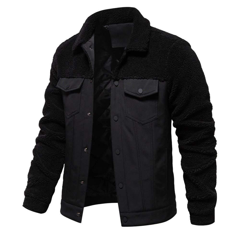 Herren gefütterte Jacke im Jeansstil Echoarchiv