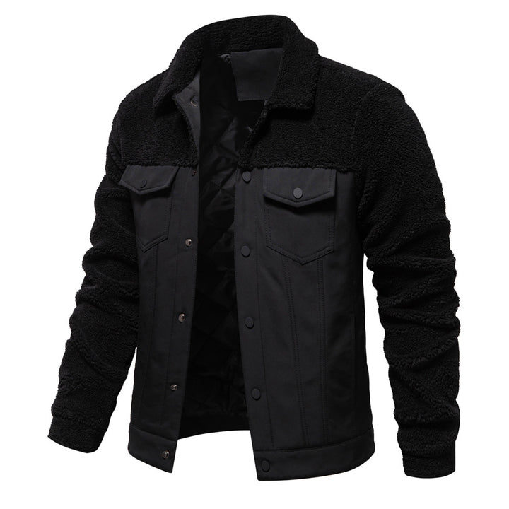 Herren gefütterte Jacke im Jeansstil Echoarchiv