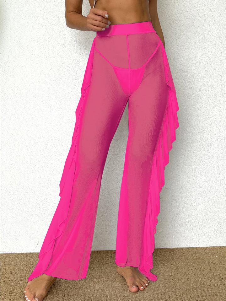 Damen Strandhose mit elegantem Rüschen-Design Echo Archiv