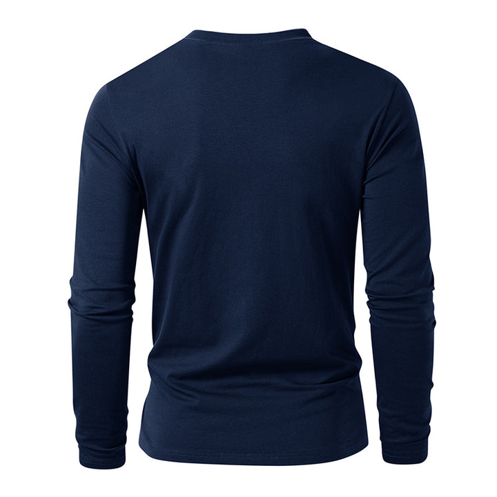 Herren Langarmshirt mit Rundhalsausschnitt Echoarchiv