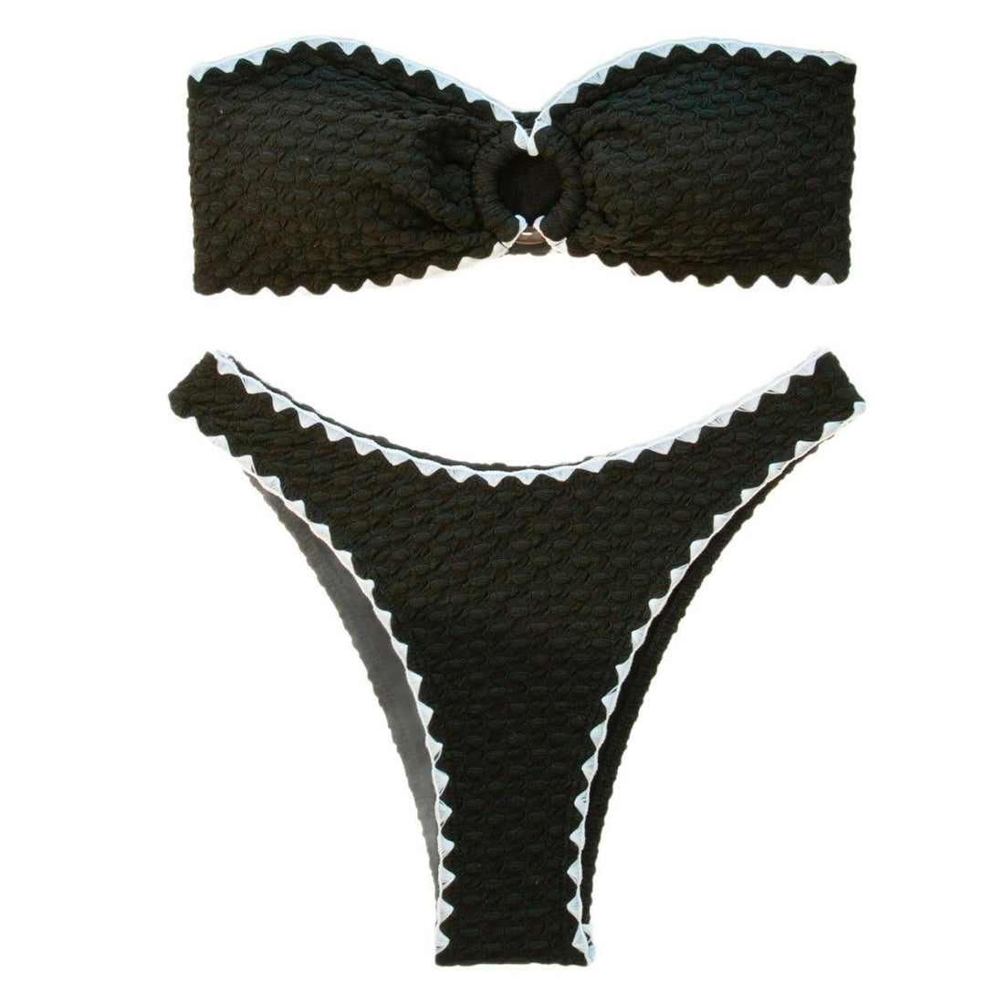 Damen Bandeau-Bikini mit einzigartigem Strukturdesign – Maréssa