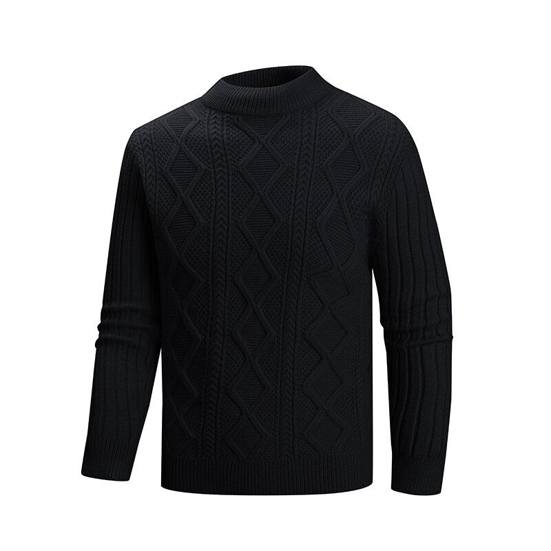 Herren Pullover aus strukturiertem Strickmaterial Echoarchiv