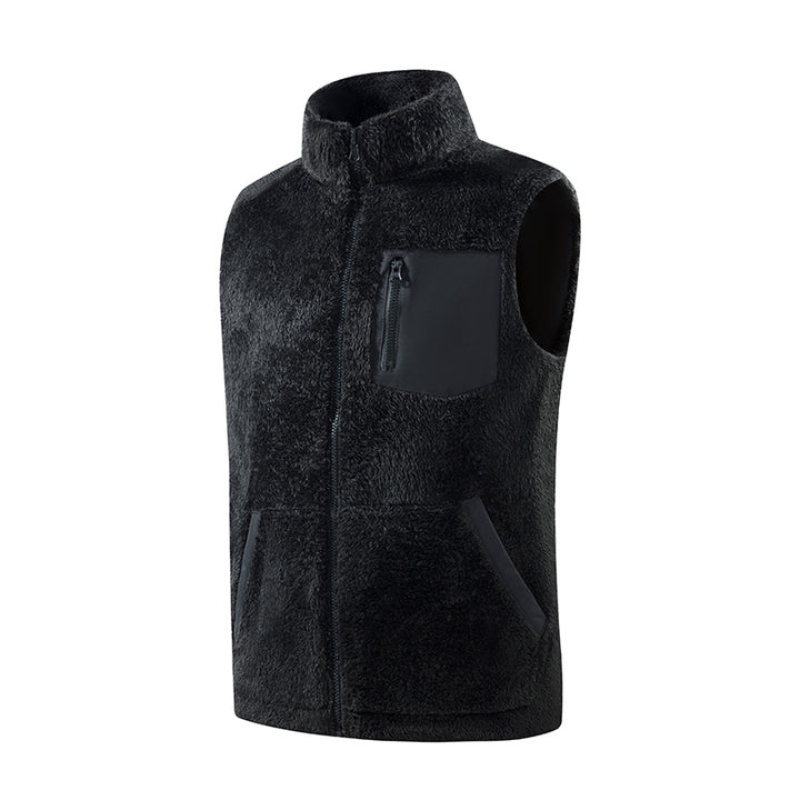 Herren Kuschelige Fleece-Weste mit praktischen Taschen Echo Archiv