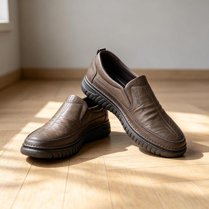 Herren Elegante und Bequeme Leder Mokassins Echoarchiv