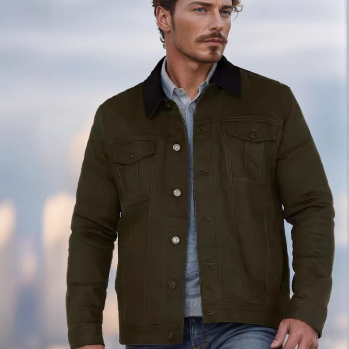 Herren stylische Utility-Jacke mit funktionalen Details Echoarchiv